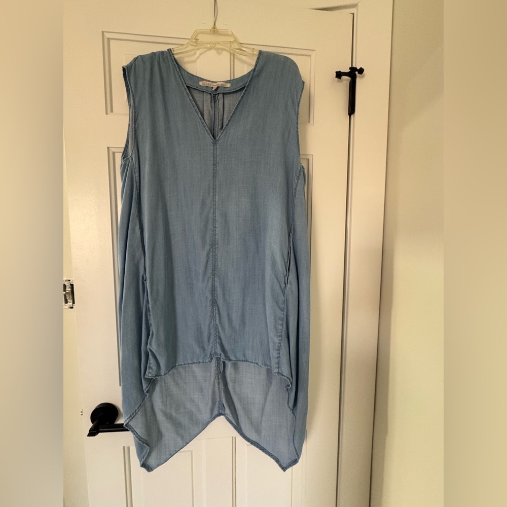 Rachel Roy chambray high low dress